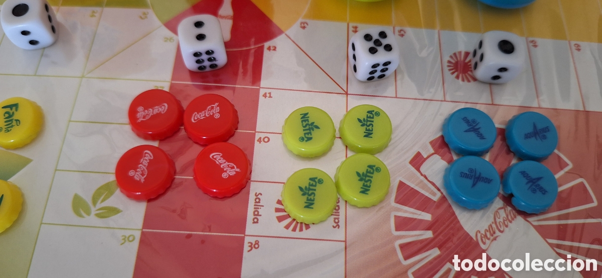 Juegos de mesa: Juego de Mesa Parch&iacute;s y Oca Coca-Cola - Foto 13