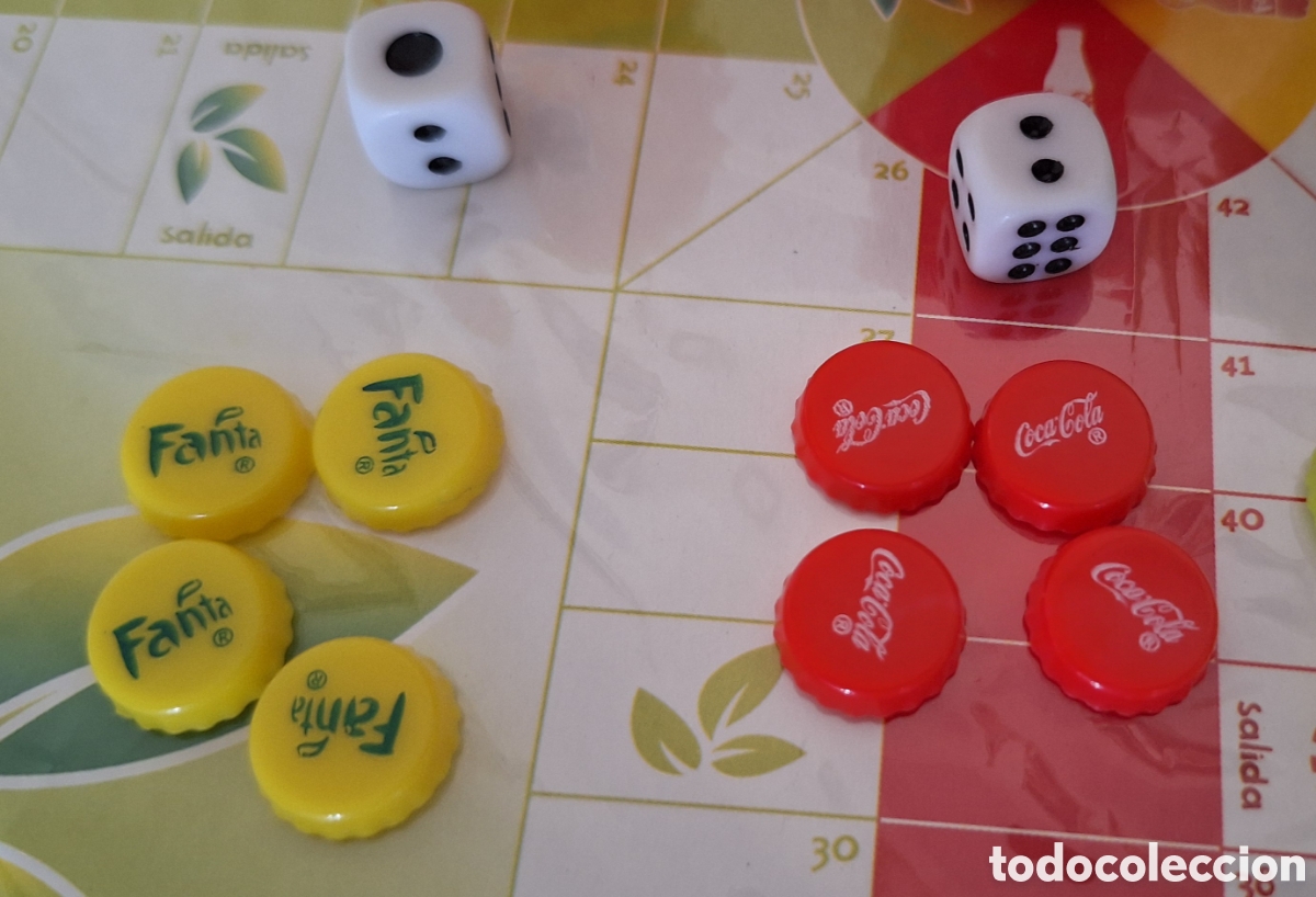 Juegos de mesa: Juego de Mesa Parch&iacute;s y Oca Coca-Cola - Foto 14
