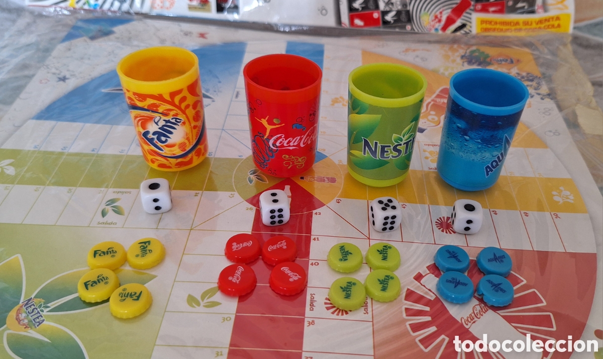 Juegos de mesa: Juego de Mesa Parch&iacute;s y Oca Coca-Cola - Foto 15