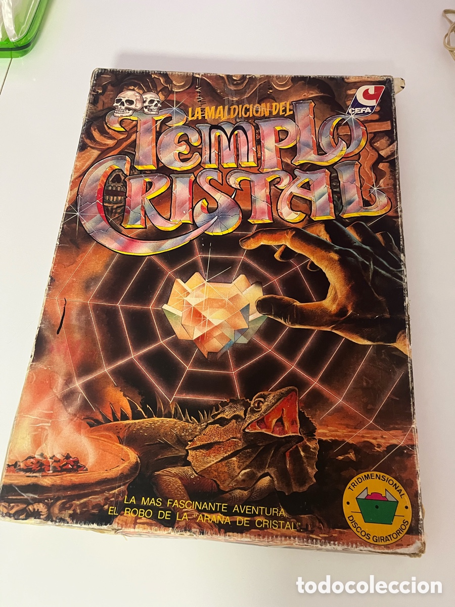 Juegos de mesa: Juego de mesa, la maldici&oacute;n del templo de cristal de Cefa desconozco si est&aacute; completo