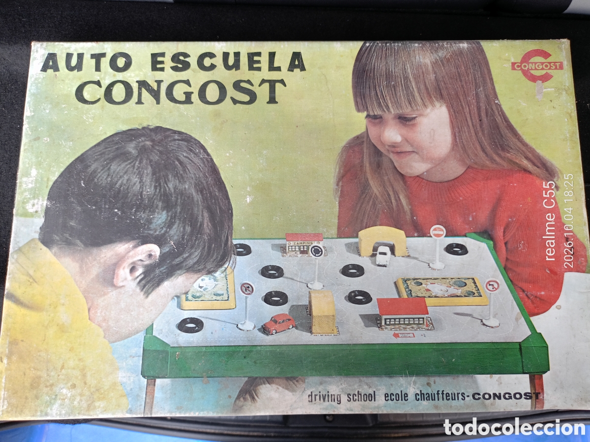 Juegos de mesa: AUTOESCUELA DE CONGOST,CAJA ORIGINAL,A&Ntilde;OS 60 incompleto
