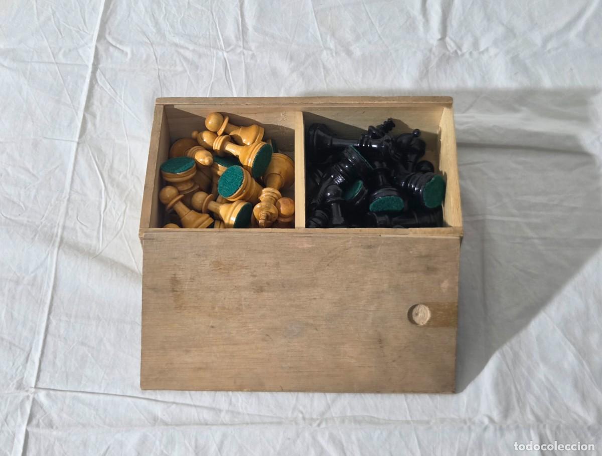 Juegos de mesa: Juego de ajedrez de madera Staunton N.5