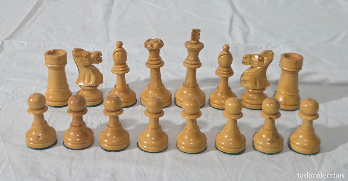Juegos de mesa: Juego de ajedrez de madera Staunton N.5 - Foto 9