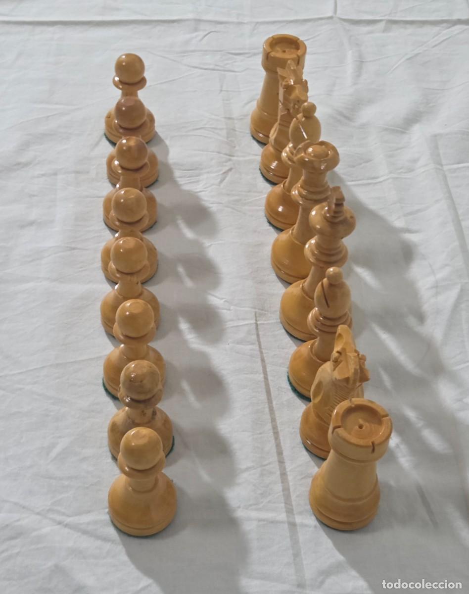 Juegos de mesa: Juego de ajedrez de madera Staunton N.5 - Foto 12
