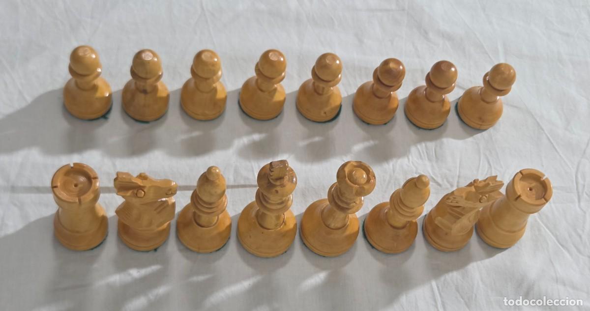 Juegos de mesa: Juego de ajedrez de madera Staunton N.5 - Foto 13