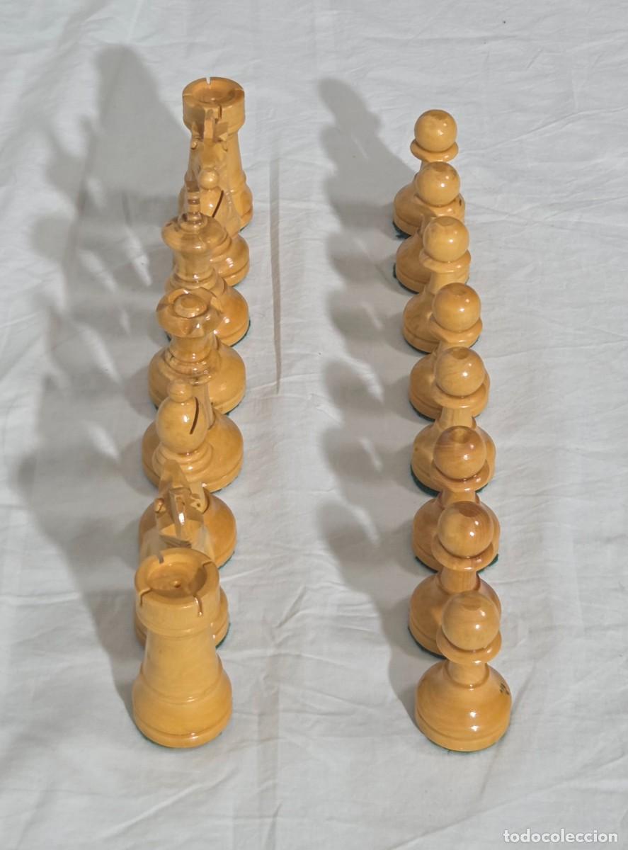 Juegos de mesa: Juego de ajedrez de madera Staunton N.5 - Foto 14