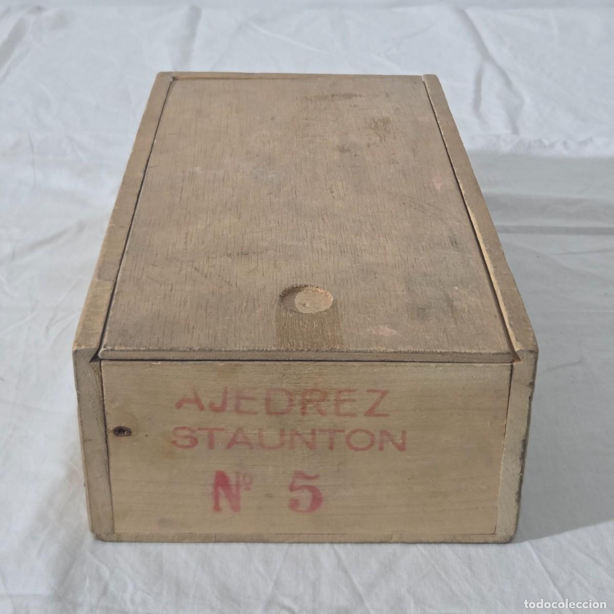 Juegos de mesa: Juego de ajedrez de madera Staunton N.5 - Foto 18