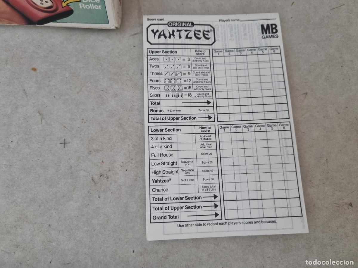 Juegos de mesa: Juego port&aacute;til de MB Yahtzee - Foto 4