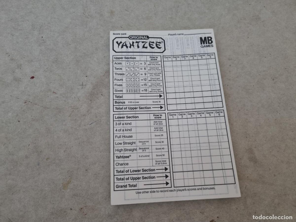 Juegos de mesa: Juego port&aacute;til de MB Yahtzee - Foto 16