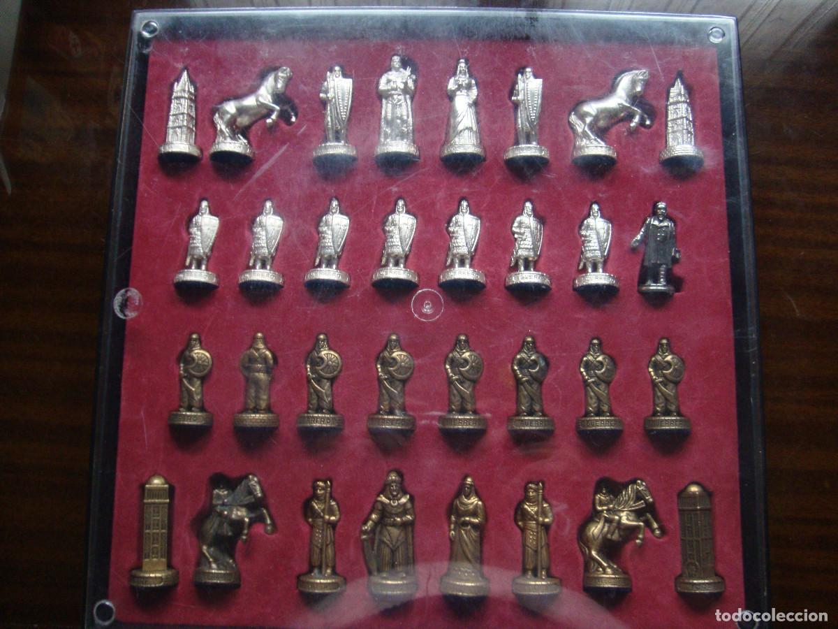 Juegos de mesa: MUY BONITO JUEGO DE AJEDREZ MOROS Y CRISTIANOS CON TABLERO