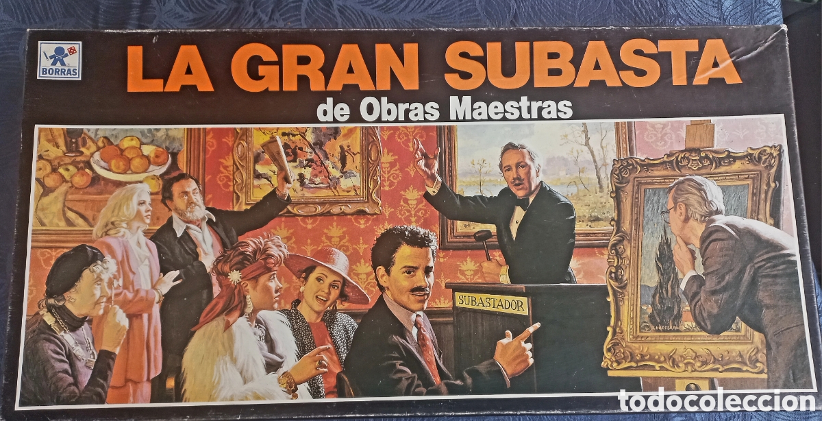 Juegos de mesa: LA GRAN SUBASTA DE OBRAS MAESTRAS. JUEGO BORRAS