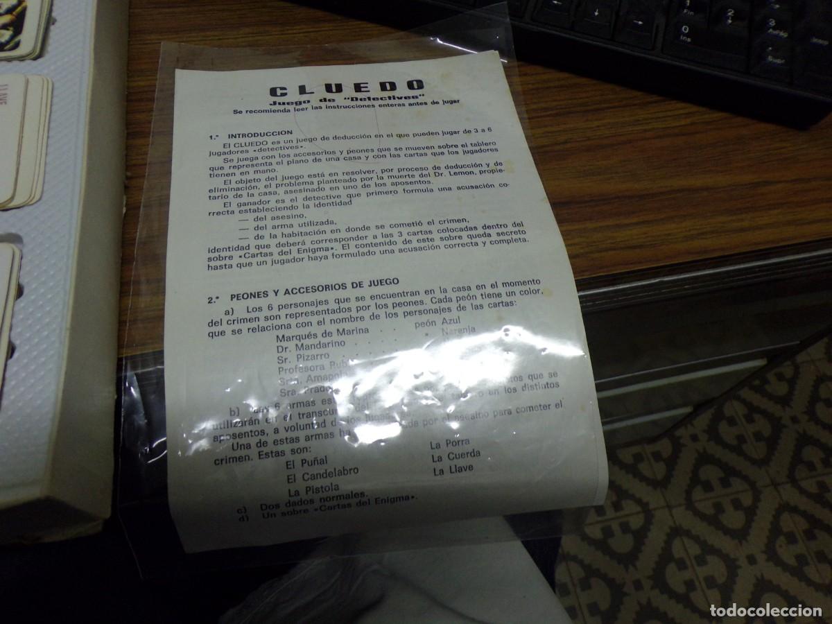 Juegos de mesa: juego de mesa cluedo de borras - Foto 3