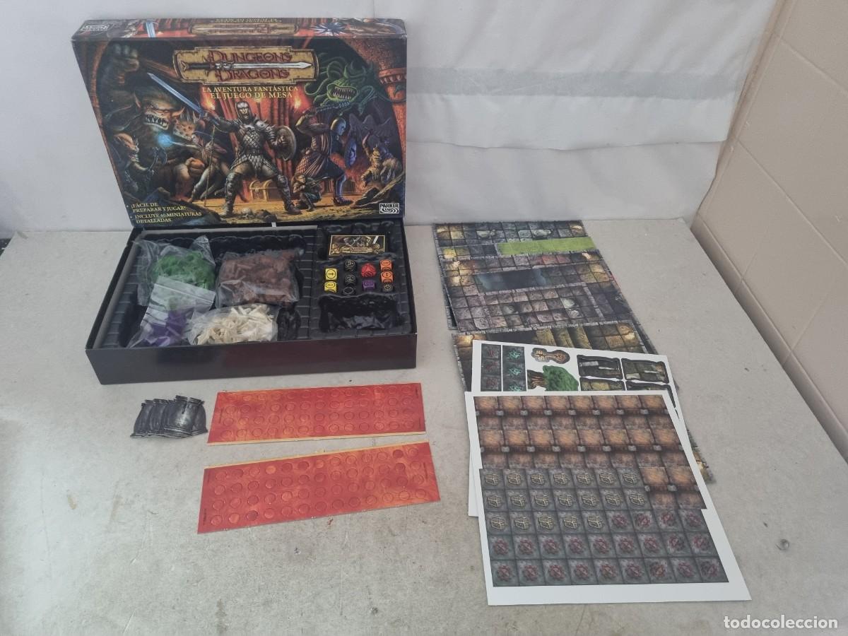 Juegos de mesa: Juego de mesa Dragones y Mazmorras de Parker a&ntilde;o 2003