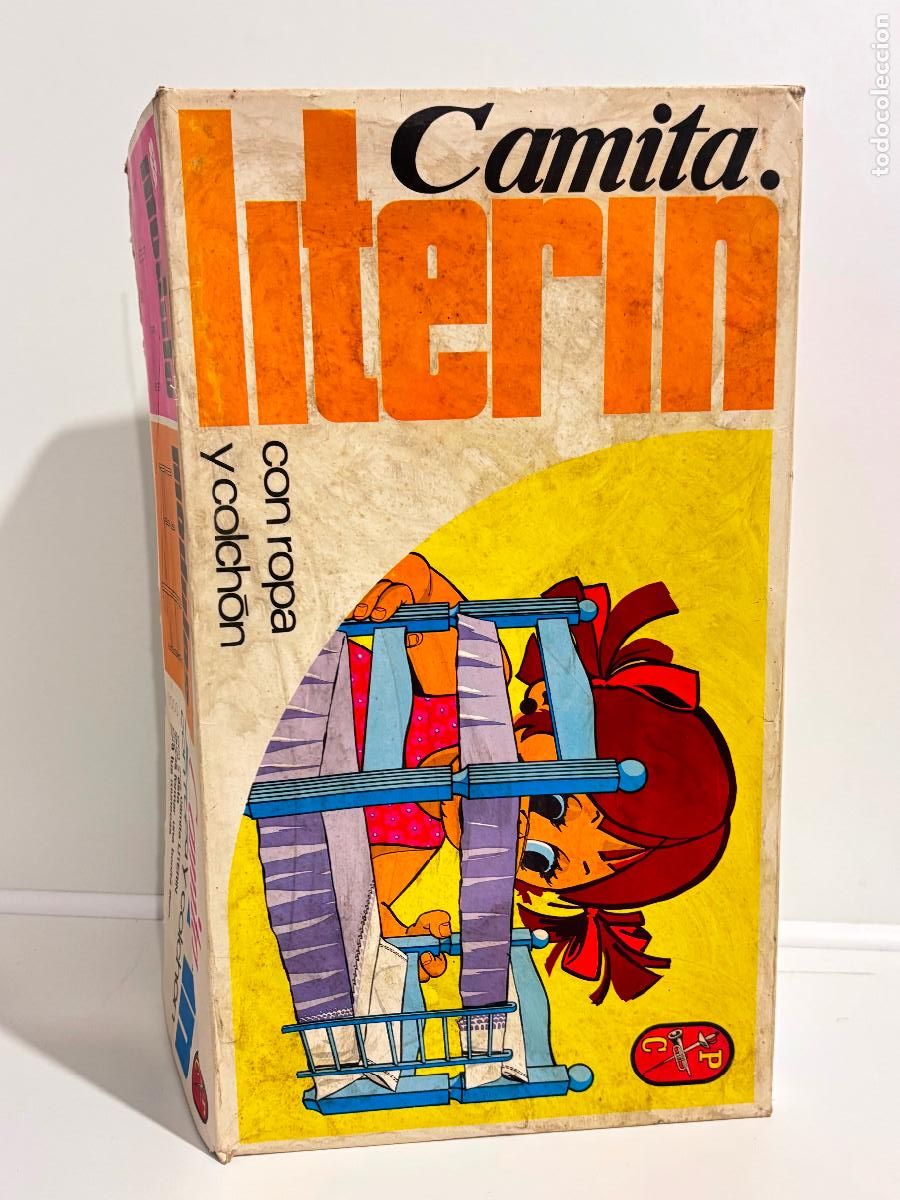 Juegos de mesa: plasticos Casajuana P.C. sabadell Camita Literin cuna n&ordm;4 ref: 822 caja mal estado pero cuna buena
