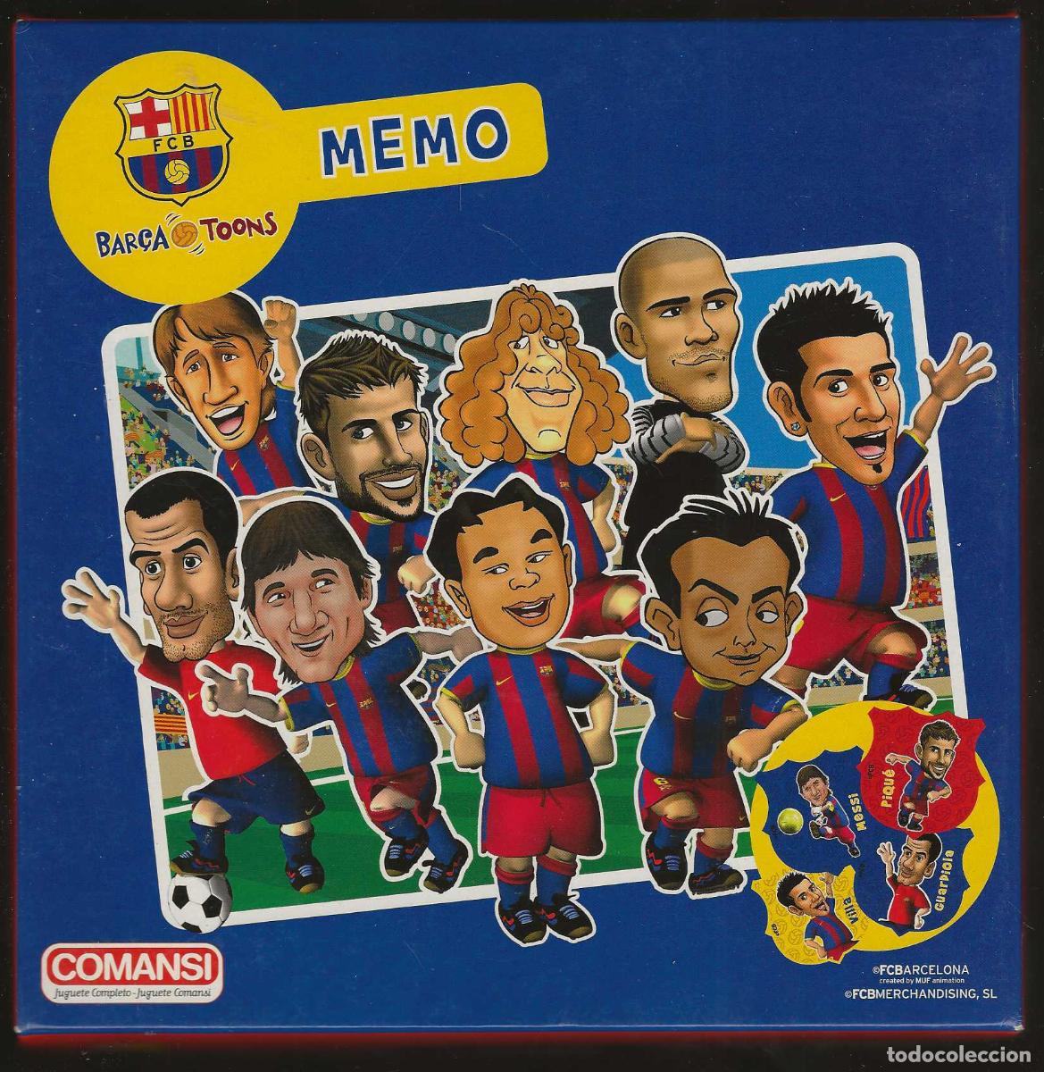 Juegos de mesa: COMANSI -- BAR&Ccedil;A TOONS -- MEMO - Foto 1