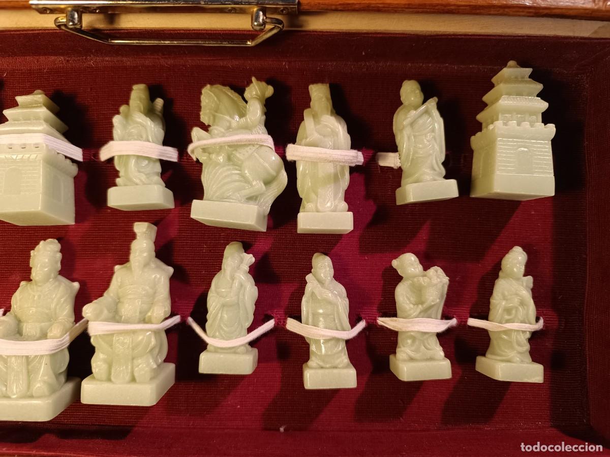 Juegos de mesa: Ajedrez Chino en madera con figuras en resina - Foto 10