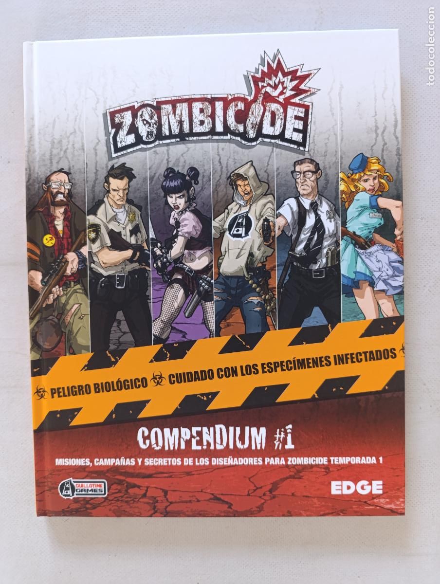 Juegos de mesa: ZOMBICIDE COMPENDIUM # 1 - MISIONES, CAMPA&Ntilde;AS ETC - CASTELLANO - TAPA DURA - EDGE - NUEVO (R#w)