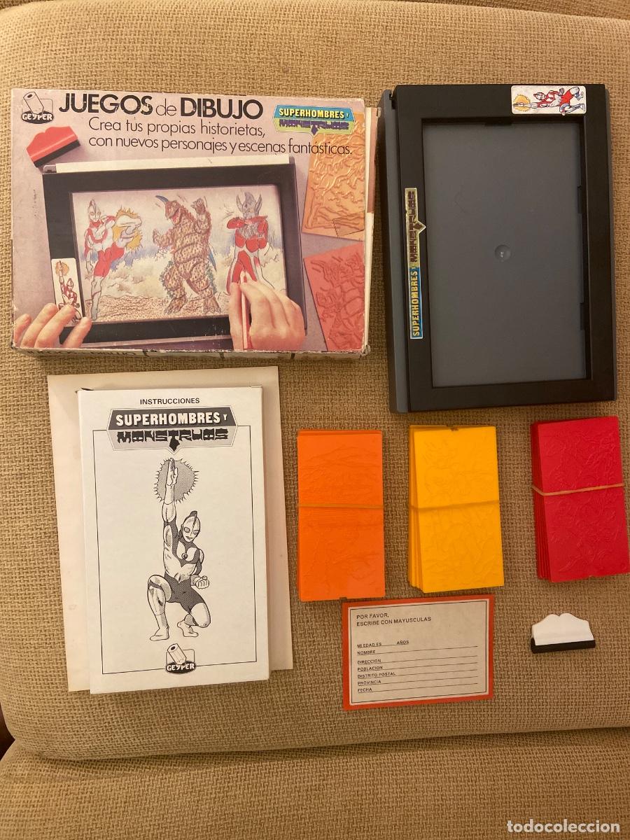 Juegos de mesa: Juego de dibujo Superhombres y Monstruos Geyper