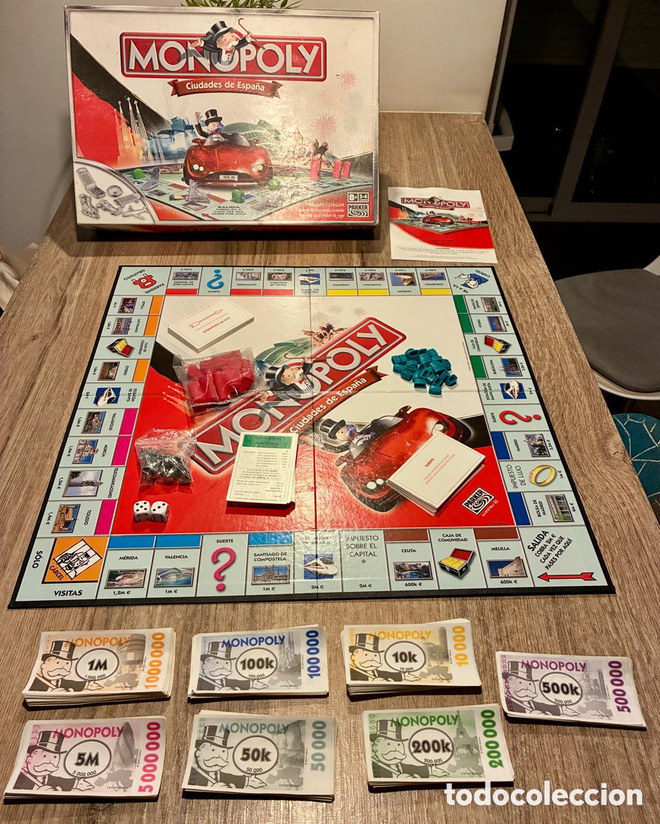 Juegos de mesa: MONOPOLY - ciudades de espa&ntilde;a - edicion exclusiva -