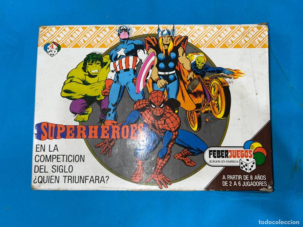 Juegos de mesa: JUEGO SUPER HEROES DE FEBER - LEER DESCRIPCION