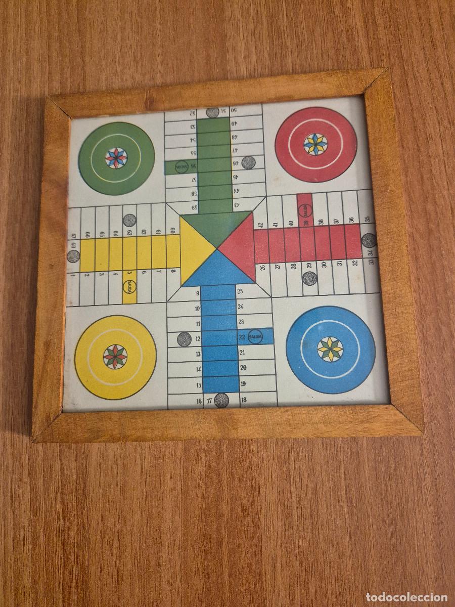 Juegos de mesa: PEQUE&Ntilde;O TABLERO DE PARCHIS 20 X 20 CM.