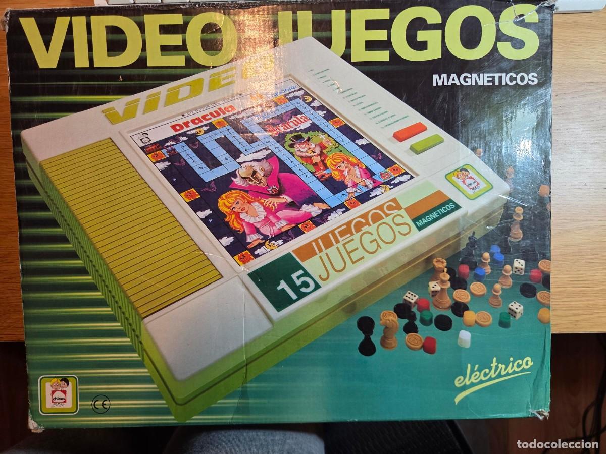 Juegos de mesa: Juego de Mesa Retro Video Juegos Magn&eacute;ticos 15 en 1 Incompleto Caja