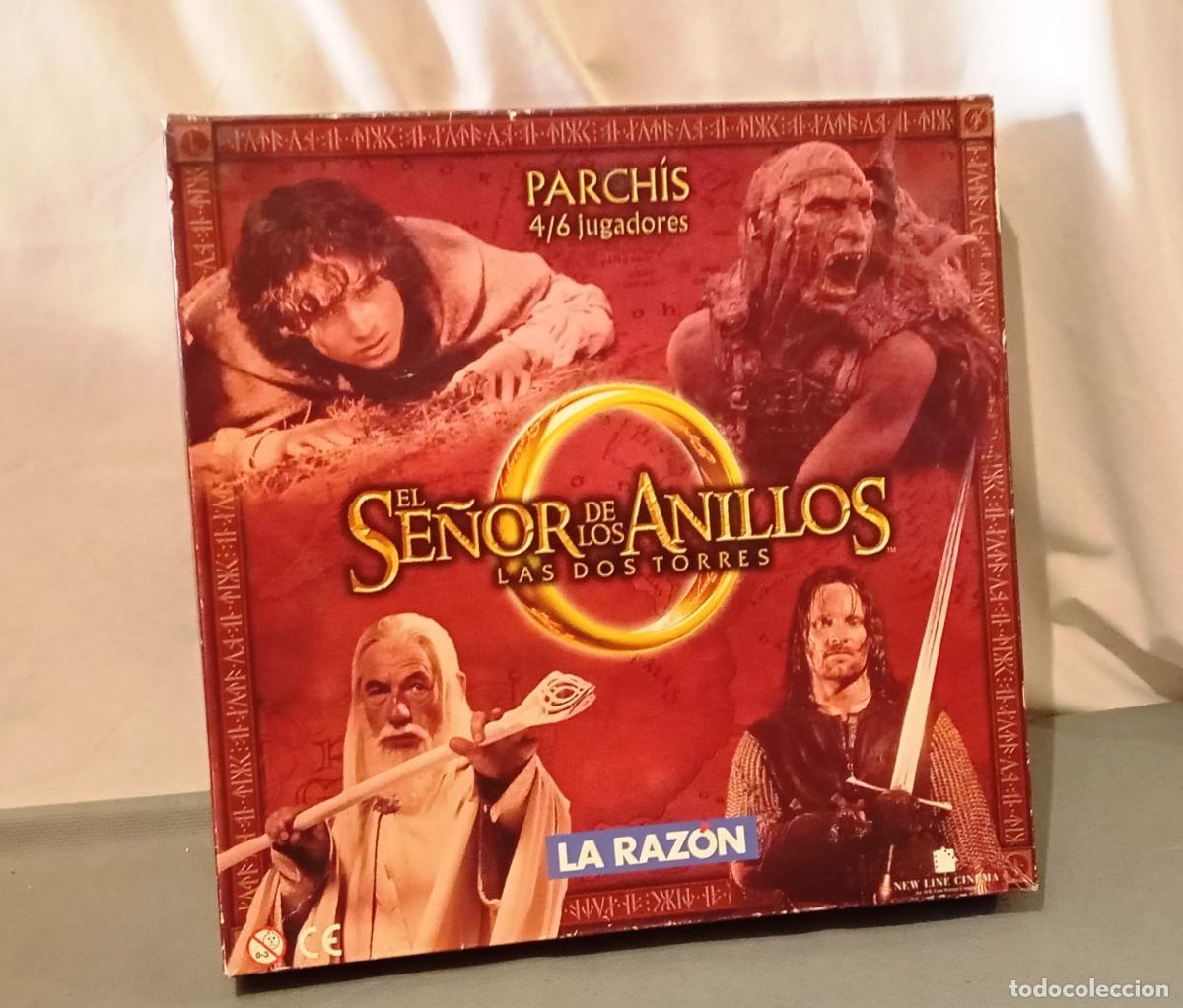 Juegos de mesa: Parch&iacute;s de El Se&ntilde;or de los Anillos: Las Dos Torres, una edici&oacute;n especial de 2002