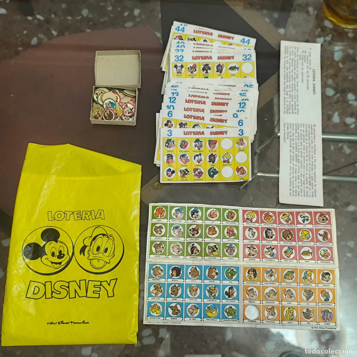 Jogos de mesa: 005536JUG-loteria disney (faltan 5 cartones)