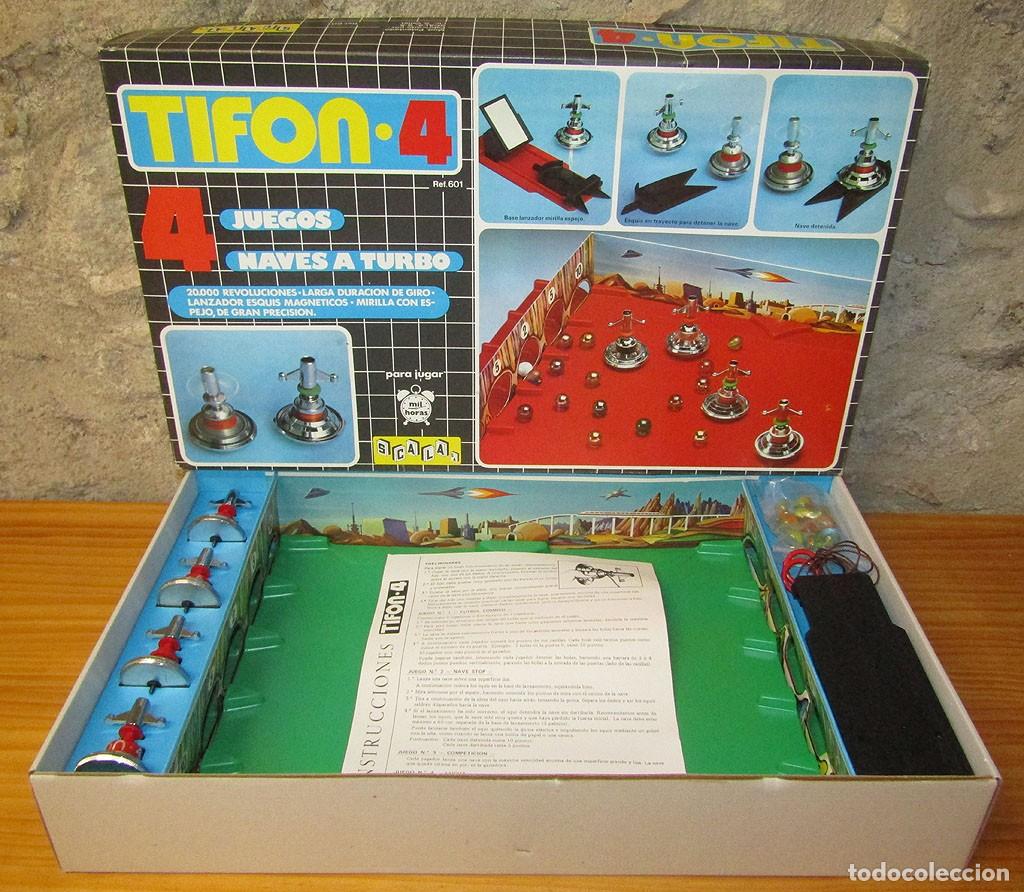 Board Games: ANTIGUO JUEGO DE MESA TIFON 4 DE SCALA - NUEVO Y EN SU CAJA ORIGINAL - A&Ntilde;OS 70