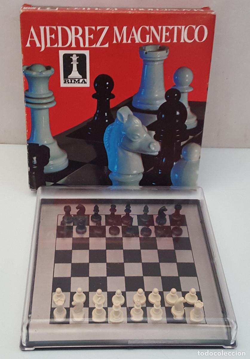 Juegos de mesa: AJEDREZ MAGN&Eacute;TICO RIMA REF 2044, MAGNETIC CHESS. NUEVO, COMPLETO CON CAJA.