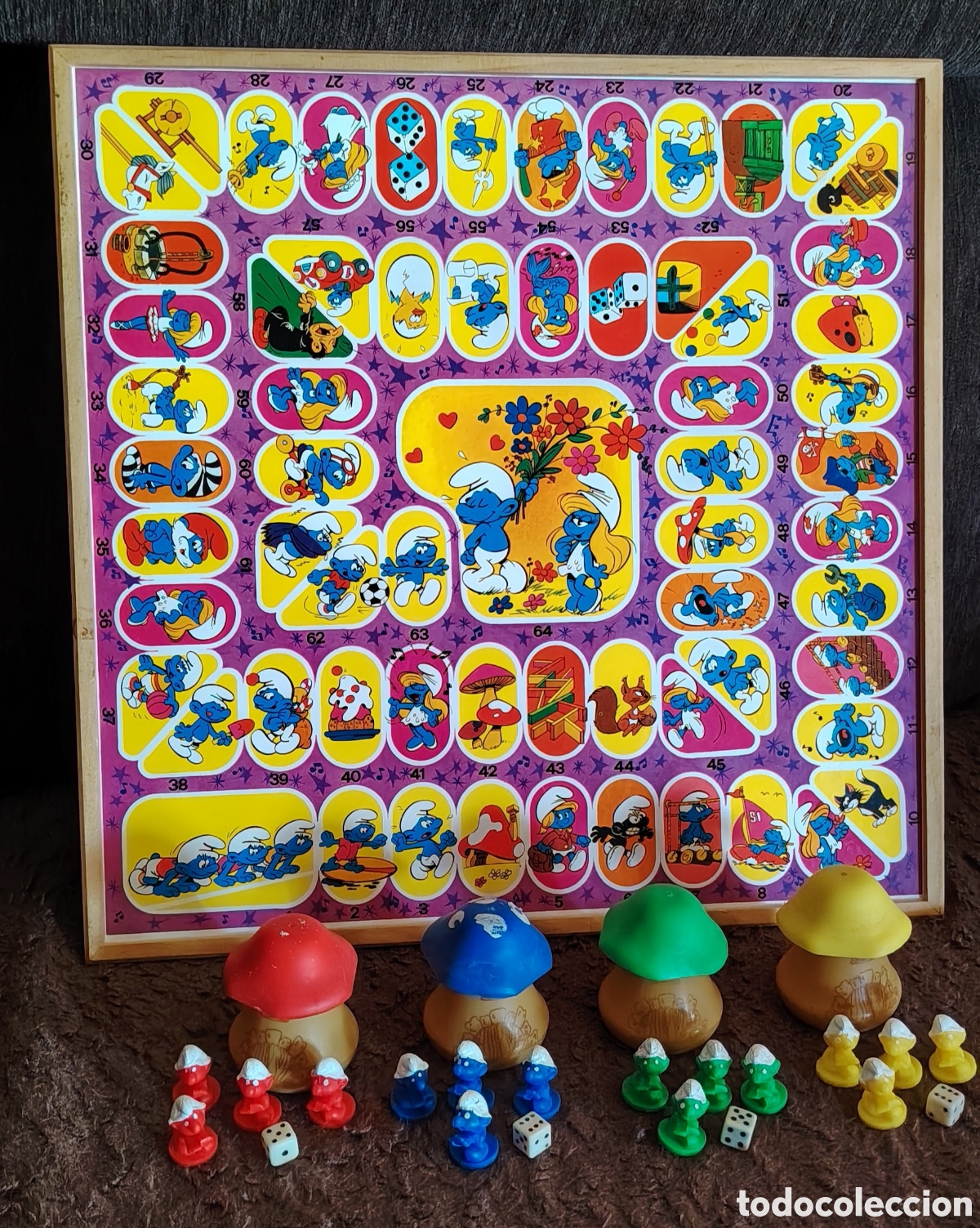 Juegos de mesa: Parch&iacute;s Oca Pitufos Peyo - Foto 2