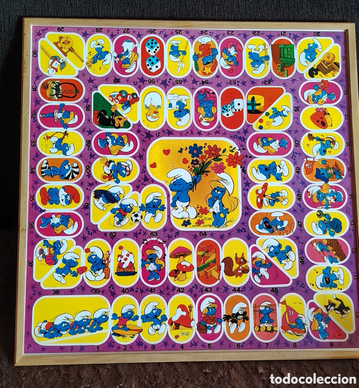 Juegos de mesa: Parch&iacute;s Oca Pitufos Peyo - Foto 7
