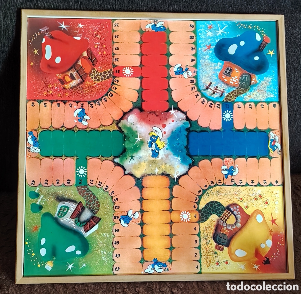 Juegos de mesa: Parch&iacute;s Oca Pitufos Peyo - Foto 8