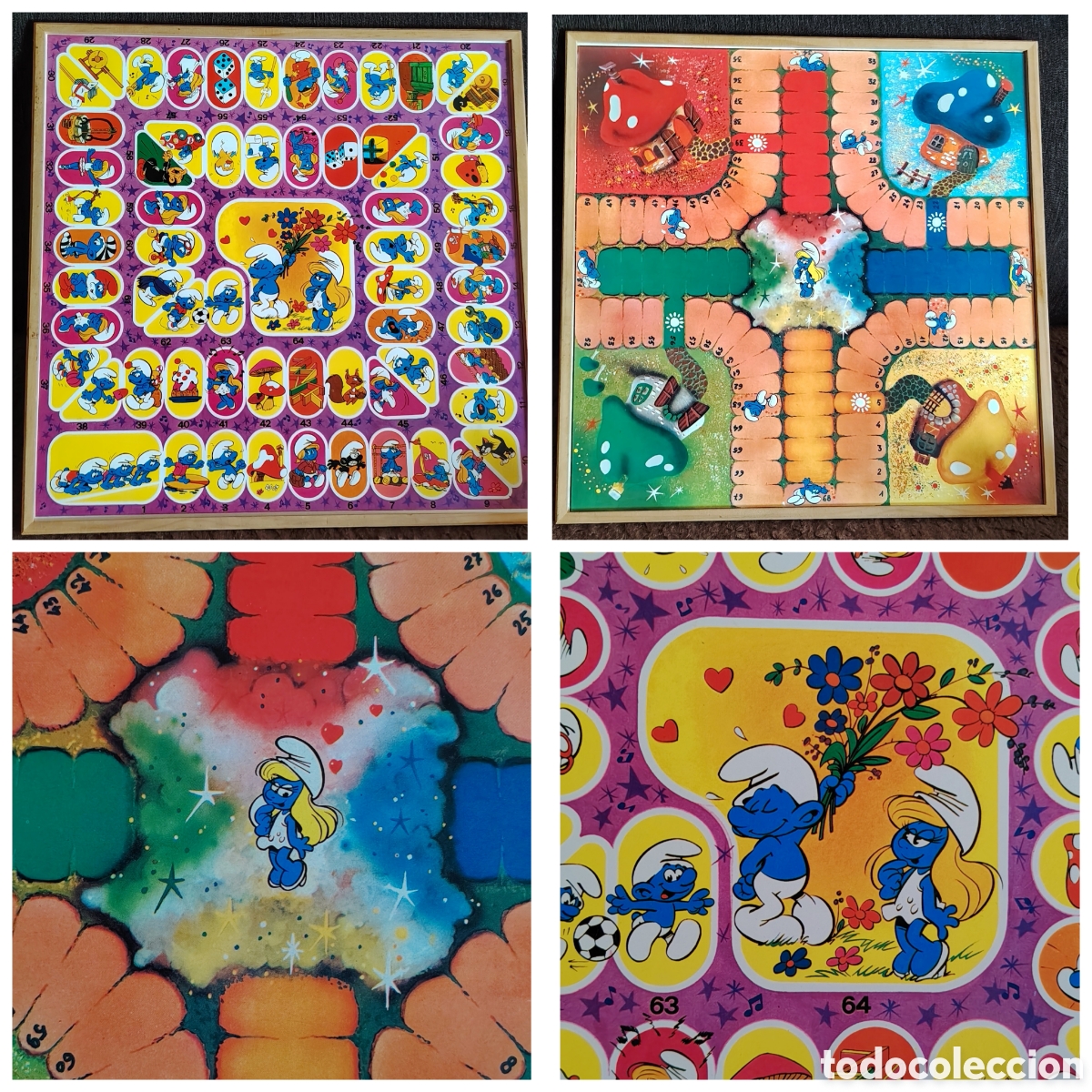 Juegos de mesa: Parch&iacute;s Oca Pitufos Peyo - Foto 12