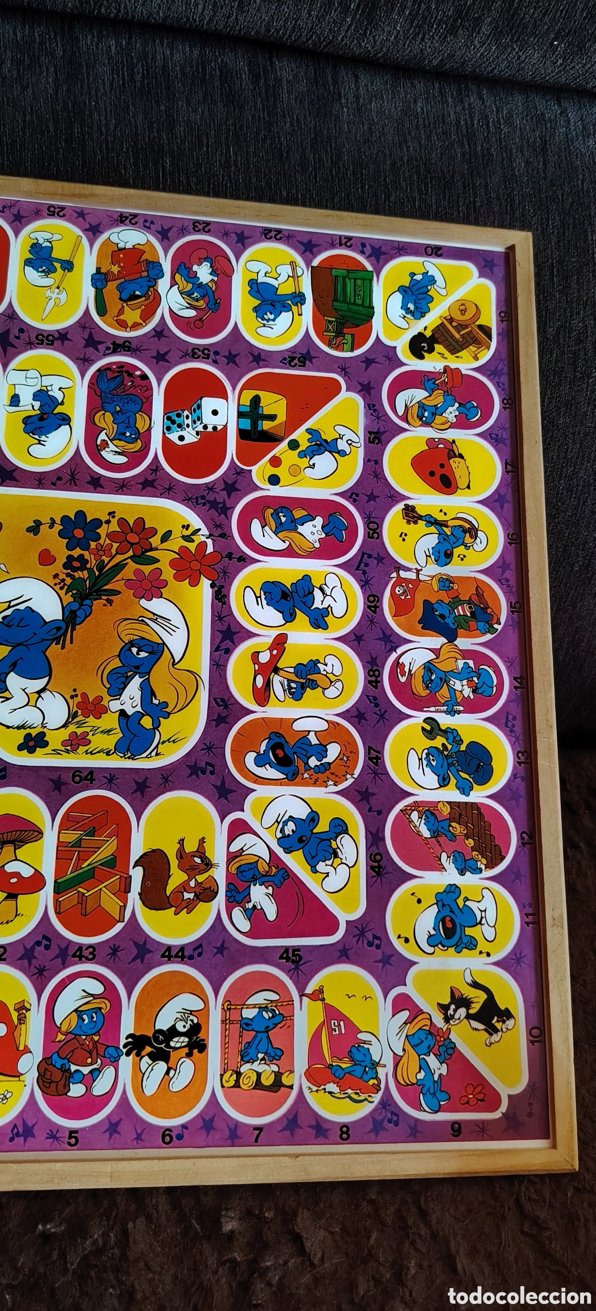 Juegos de mesa: Parch&iacute;s Oca Pitufos Peyo - Foto 17