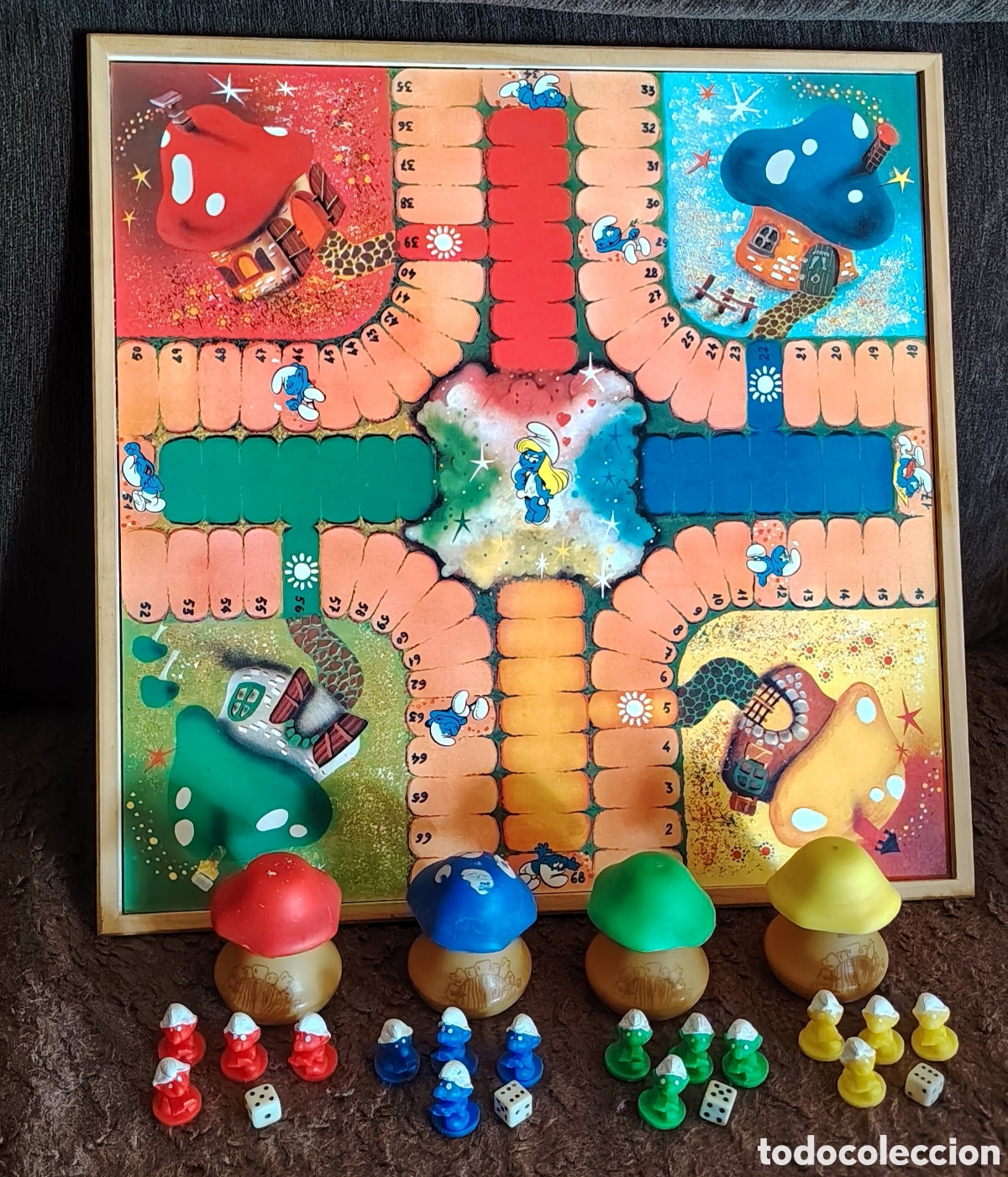Jogos de mesa: Parch&iacute;s Oca Pitufos Peyo