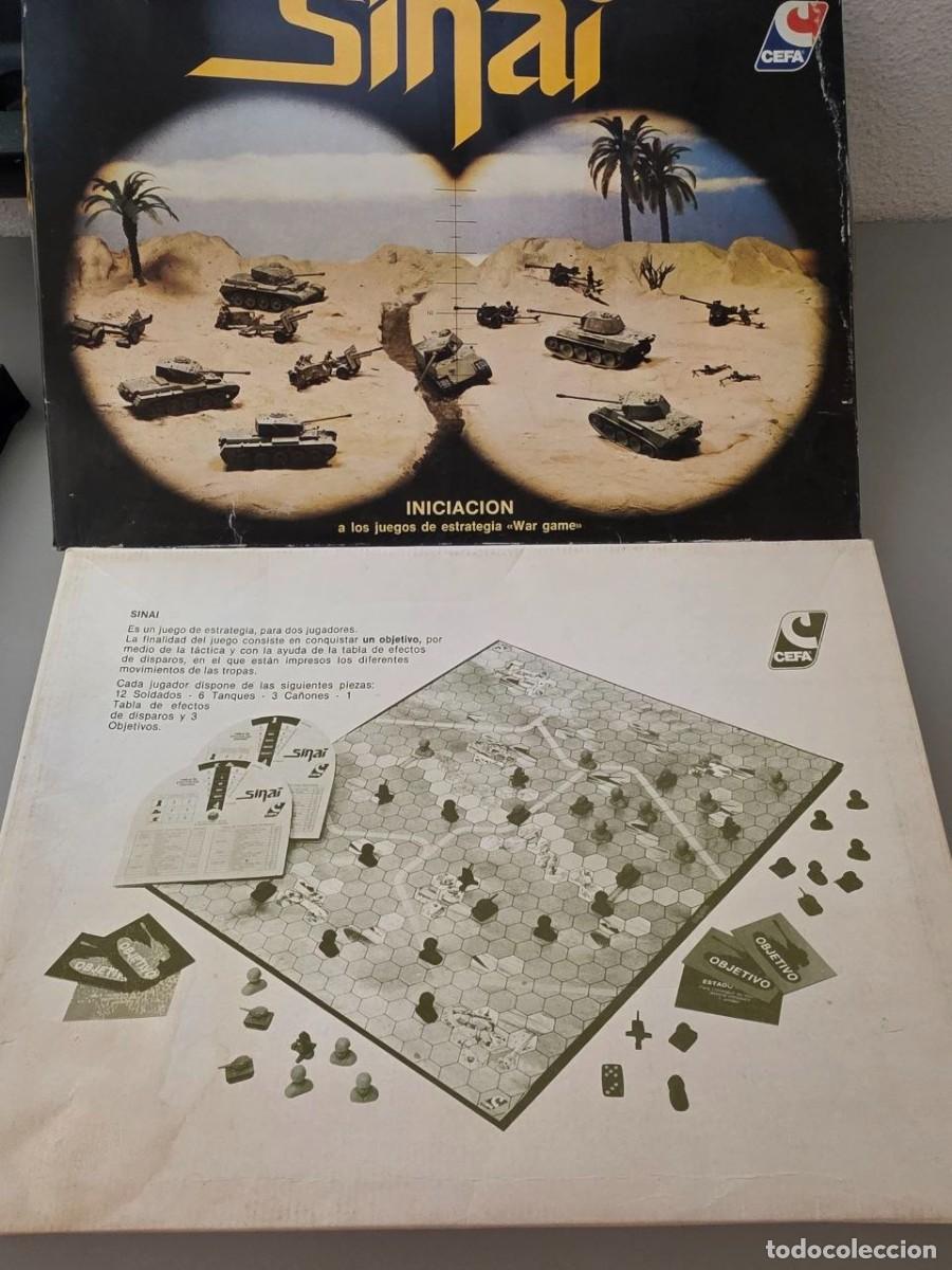 Jogos de mesa: Juego de Mesa SINA&Iacute; de CEFA (A&ntilde;os 80) - Iniciaci&oacute;n Wargame Estrategia - Completo Vintage