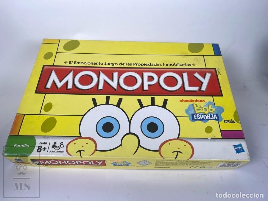 Juegos de mesa: Juego de Mesa - Monopoli Edici&oacute;n Bob Esponja - Hasbro - A&ntilde;o 2010