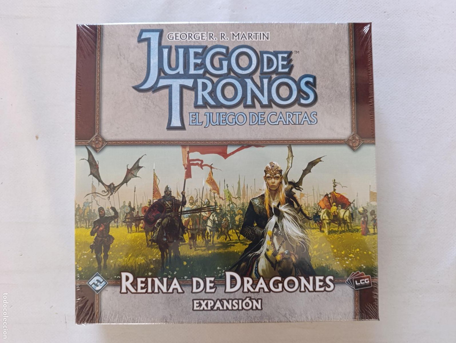 Brettspiele: JUEGO DE TRONOS EL JUEGO DE CARTAS - REINA DE DRAGONES - EXPANSION - LCG - NUEVO (156w)