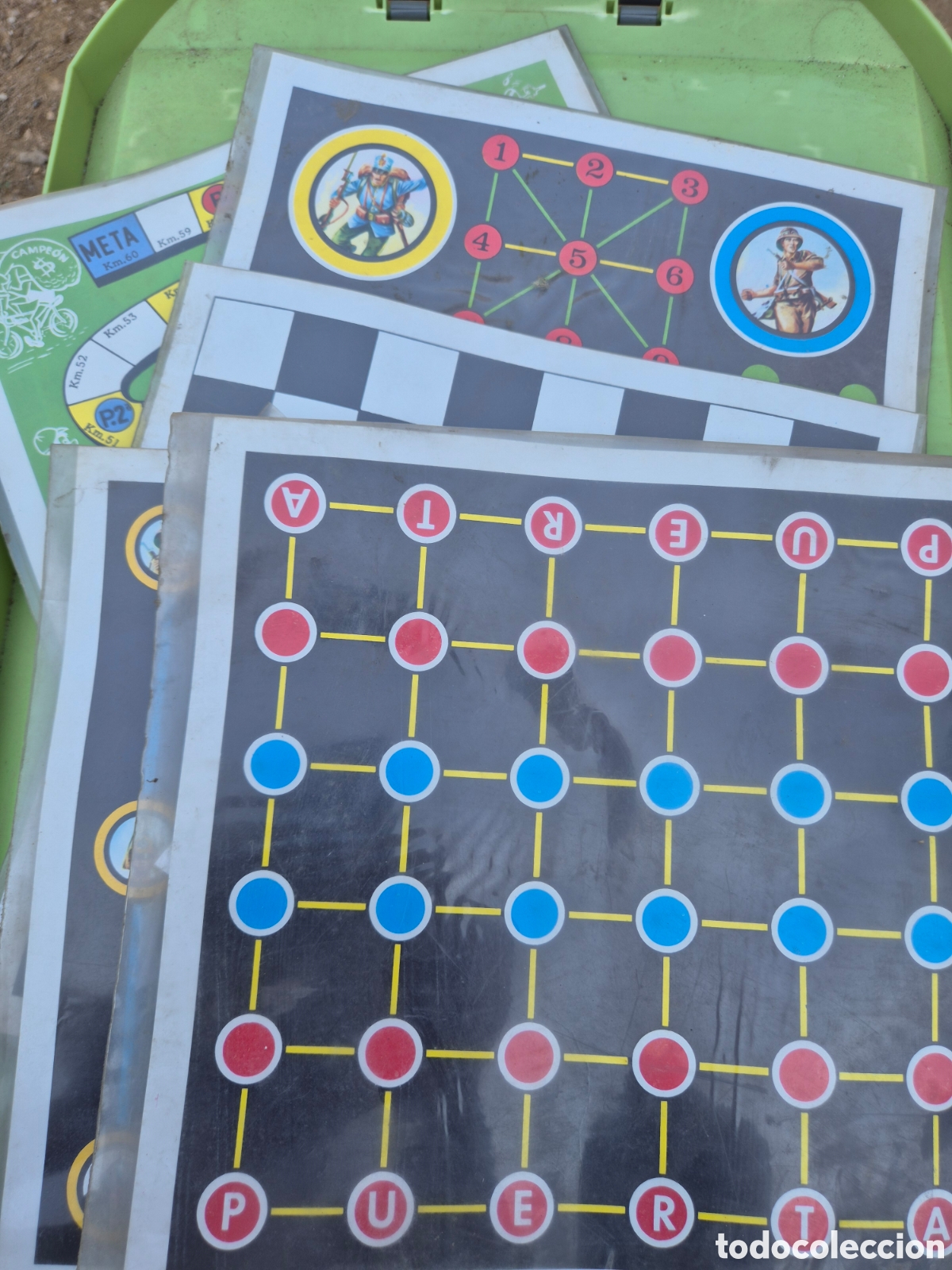 Juegos de mesa: COLECCION DE JUEGOS FHER 5 JUEGOS A&Ntilde;O 1969