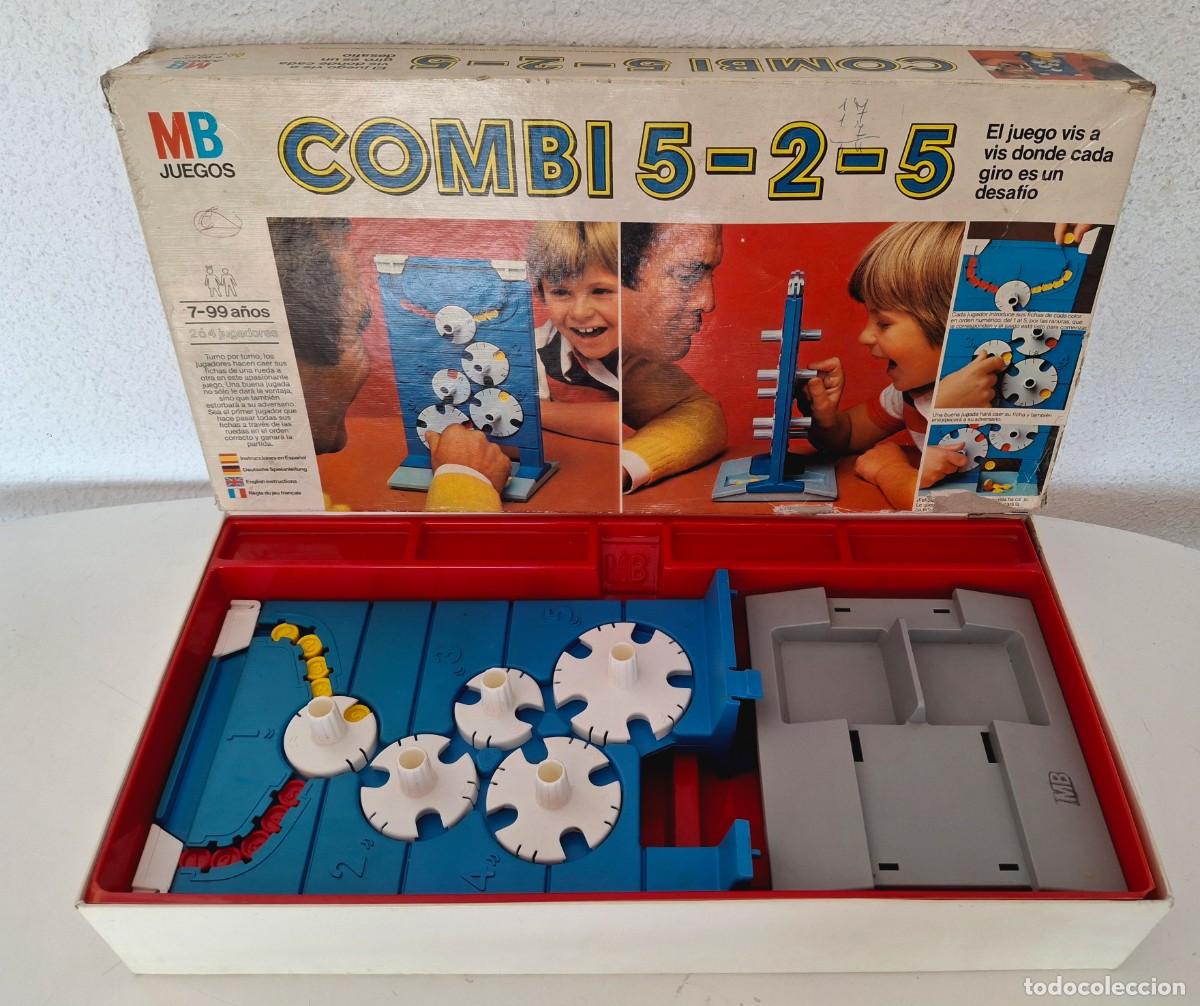 Board Games: Juego vintage de mesa Combi 5 &ndash; 2 &ndash; 5 MB Juegos a&ntilde;os 80