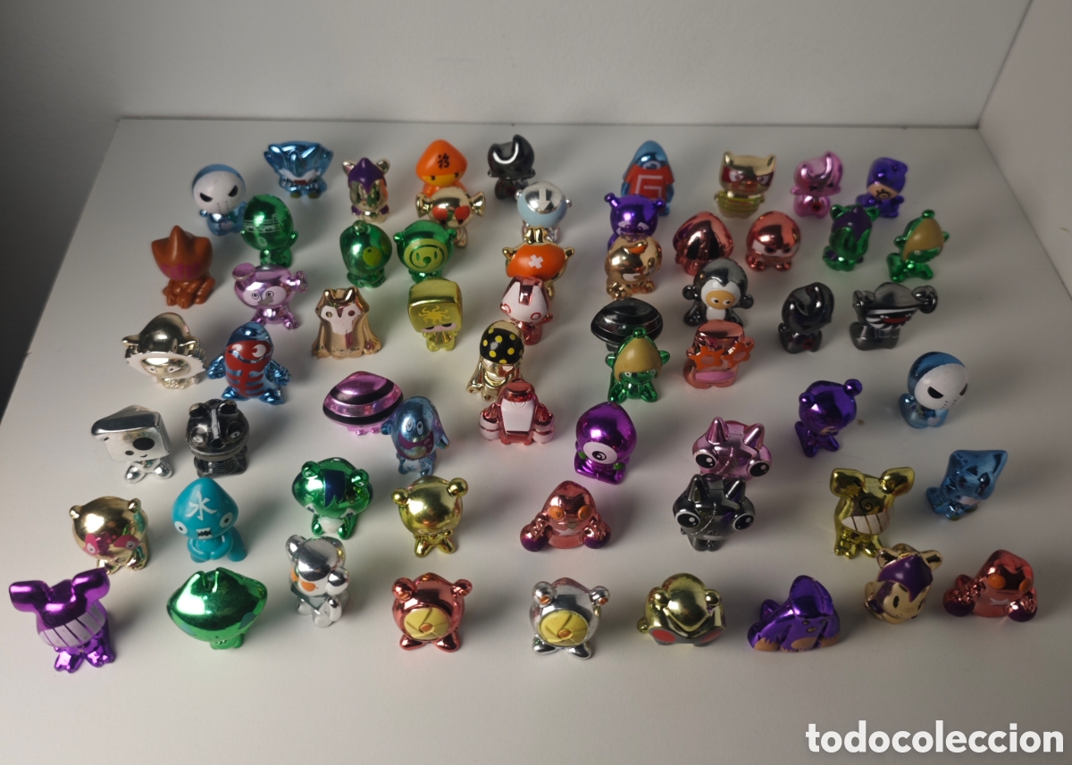 Juegos de mesa: ​Gran Lote VIP Gogo's Crazy Bones - Solo Metalizados, Chrome, Oro y Plata