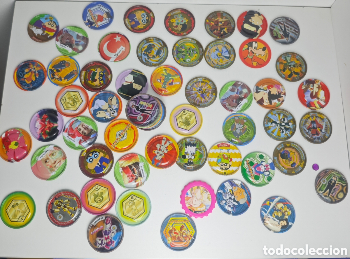 Juegos de mesa: Gran Lote Tazos Retro - Medabots,