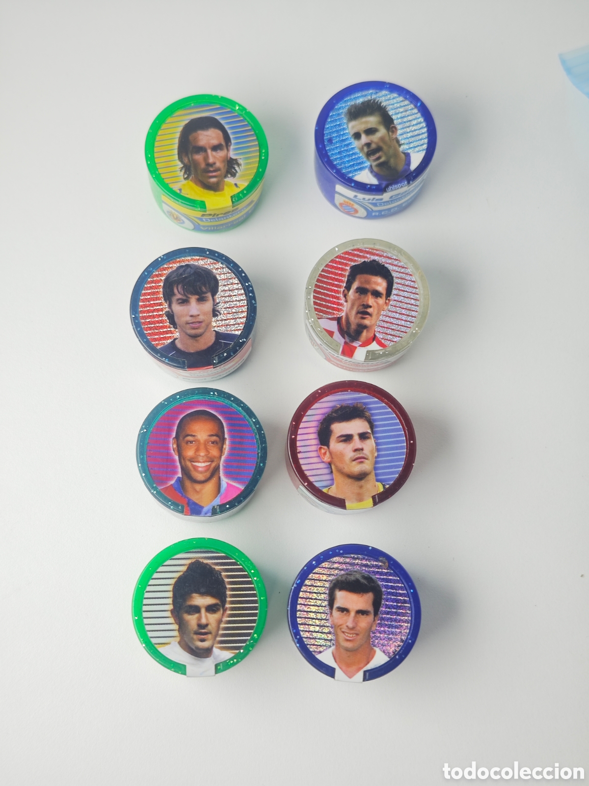Juegos de mesa: Lote 8 Rollers de F&uacute;tbol La Liga