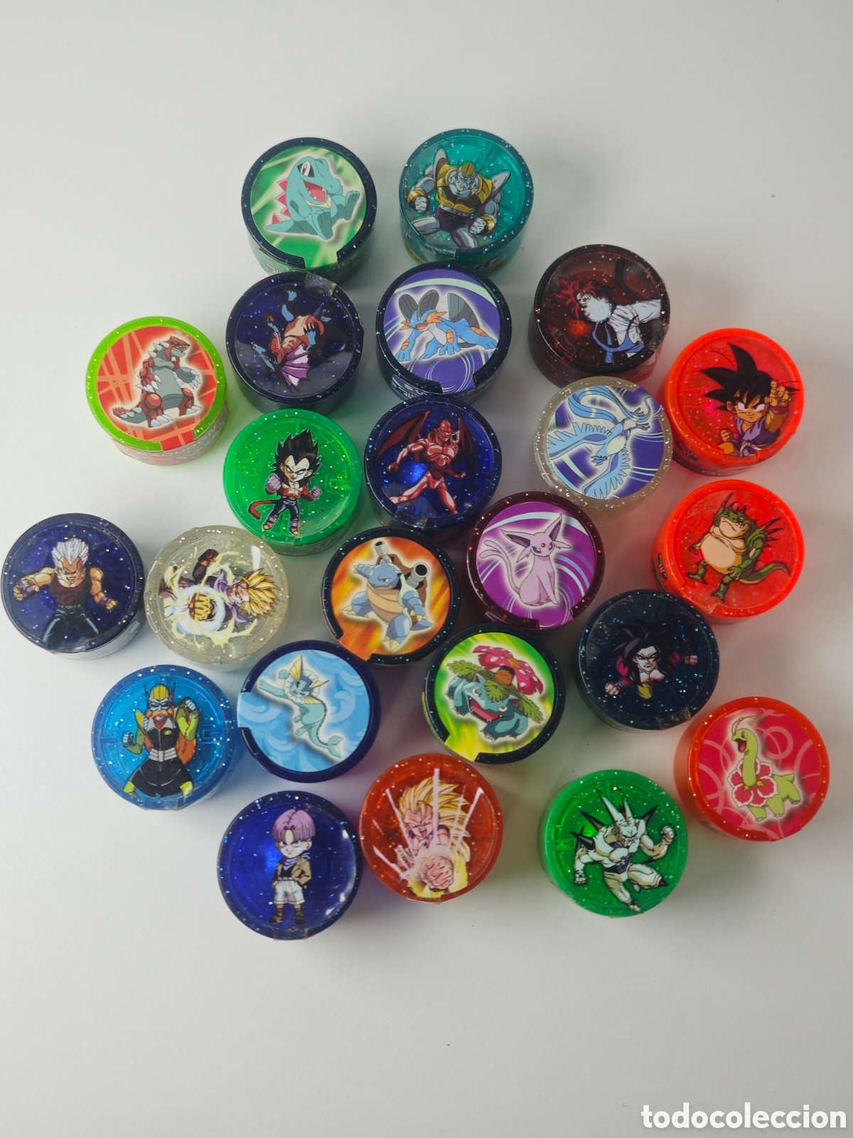 Juegos de mesa: Lote Rollers de Pok&eacute;mon y Dragon Ball GT - Con Bola Met&aacute;lica