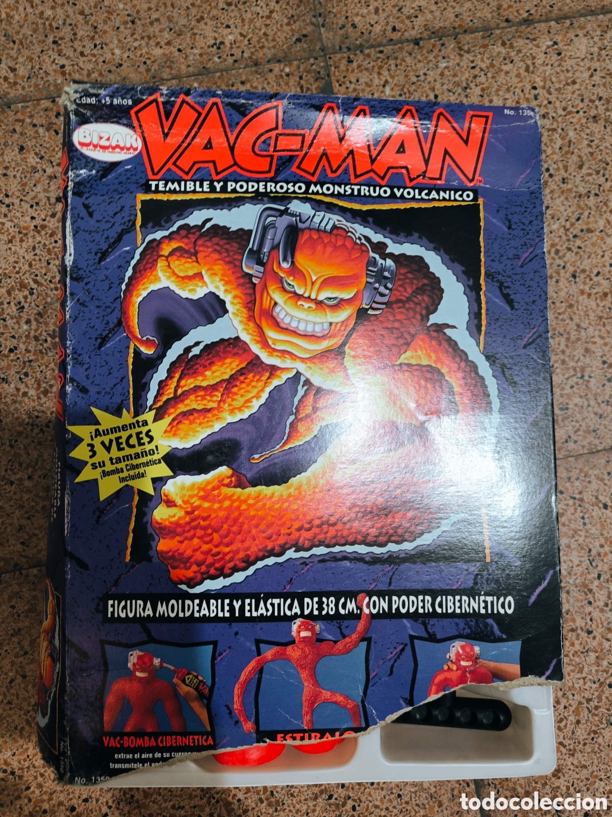 Juegos de mesa: Vac-Man Bizak Figura A&ntilde;os 90