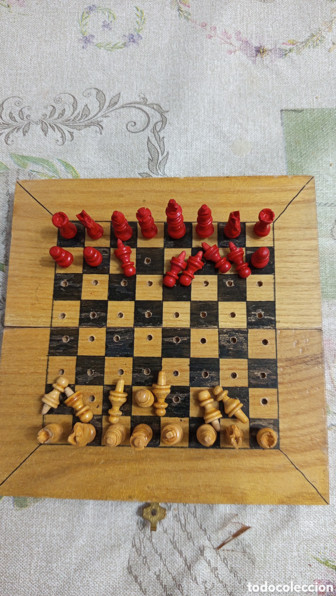 Jeux de table: Bonito juego de ajedrez antiguo