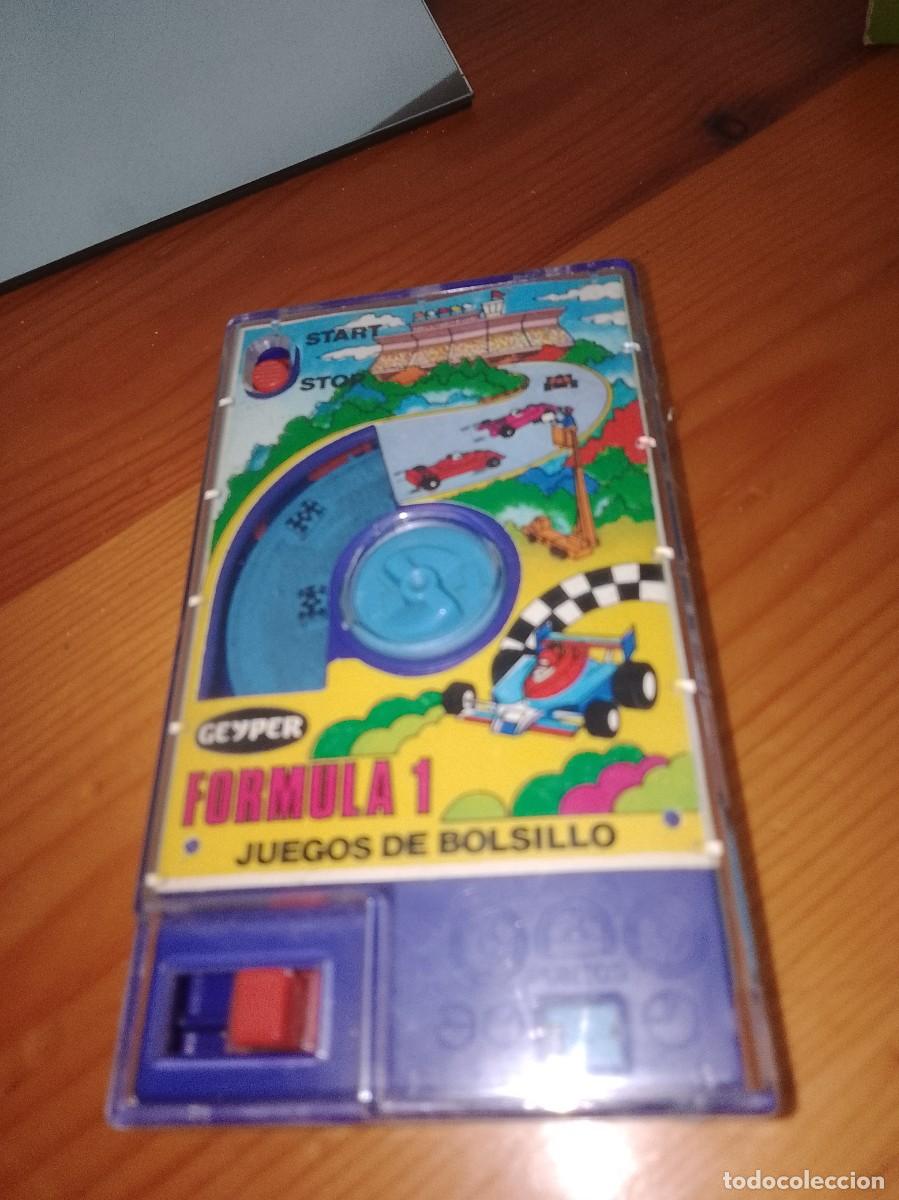Juegos de mesa: Juego de bolsillo formula 1 geyper