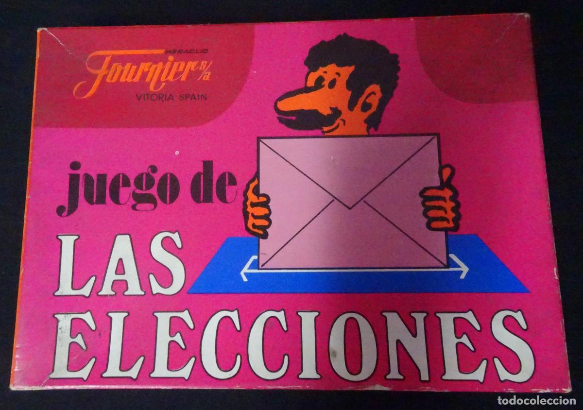 Juegos de mesa: ANTIGUO JUEGO DE MESA, LAS ELECCIONES , HERACLIO FOURNIER , VER FOTOS