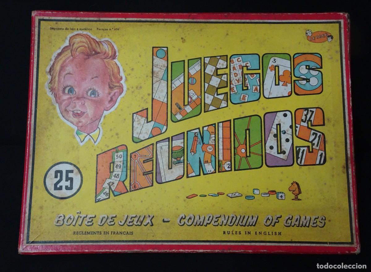 Juegos de mesa: ANTIGUO JUEGO DE MESA, JUEGOS REUNIDOS GEYPER, NUMERO 25, 1960, VER FOTOS
